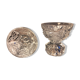 Vintage crystal shells in cut glass