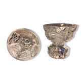 Vintage crystal shells in cut glass