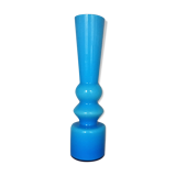 30cm blue opaline soliflore vase