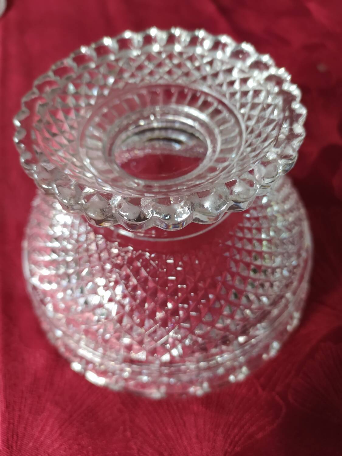Baccarat crystal sugar bowl
