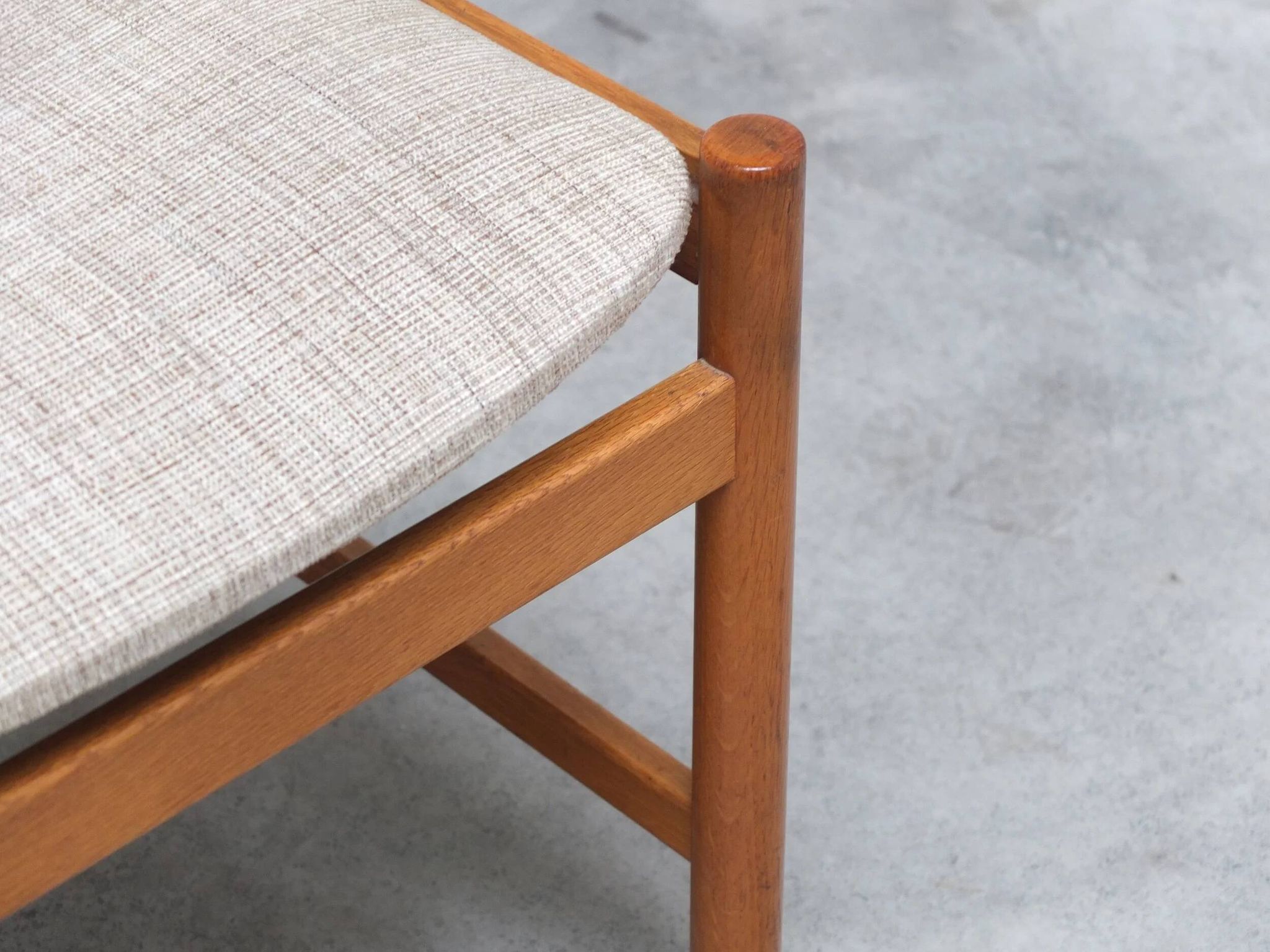 Set of 6 dining chairs in oak by Meubelatelier Vanda Watervliet, 1960s