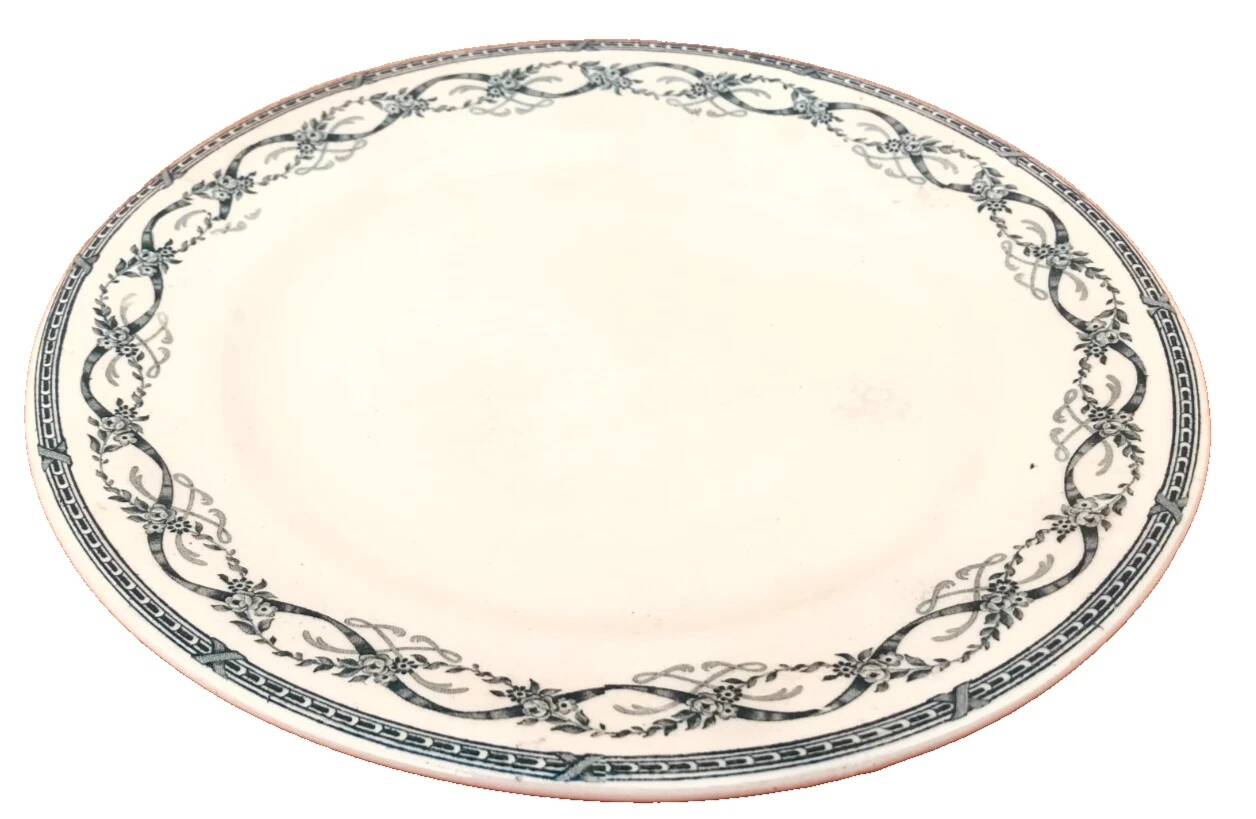 R&A (Rigale and Ameline) Salins Earthenware Compote Model Récamier