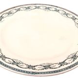 R&A (Rigale and Ameline) Salins Earthenware Compote Model Récamier