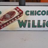 Enamelled plate Chicory Williot