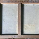 Painting Jean Paul Barre (born in 1954) HST "The end of winter" Landscape of Brière