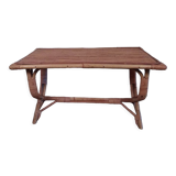Rattan coffee table