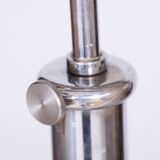 Restored Art Deco Floor Lamp, Chrome, New Electrification, Czechia, 1920s