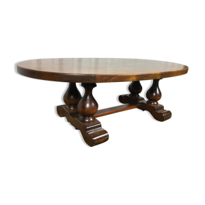 table basse ovale rustique