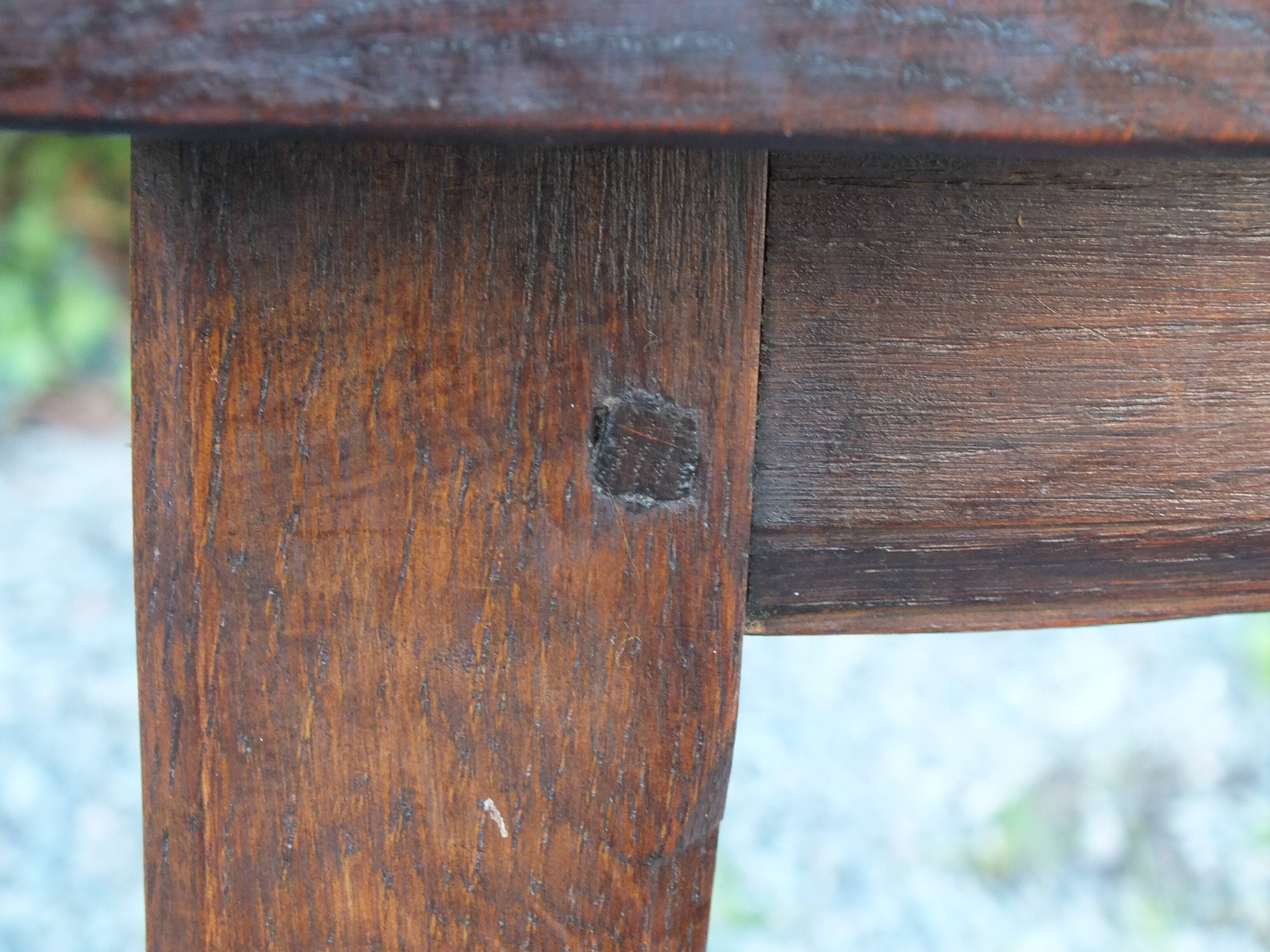 Pair of 60s oak stools or end tables