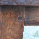 Pair of 60s oak stools or end tables