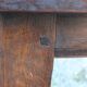 Pair of 60s oak stools or end tables