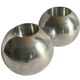 2 vintage aluminum spherical candle holders model Nässjö