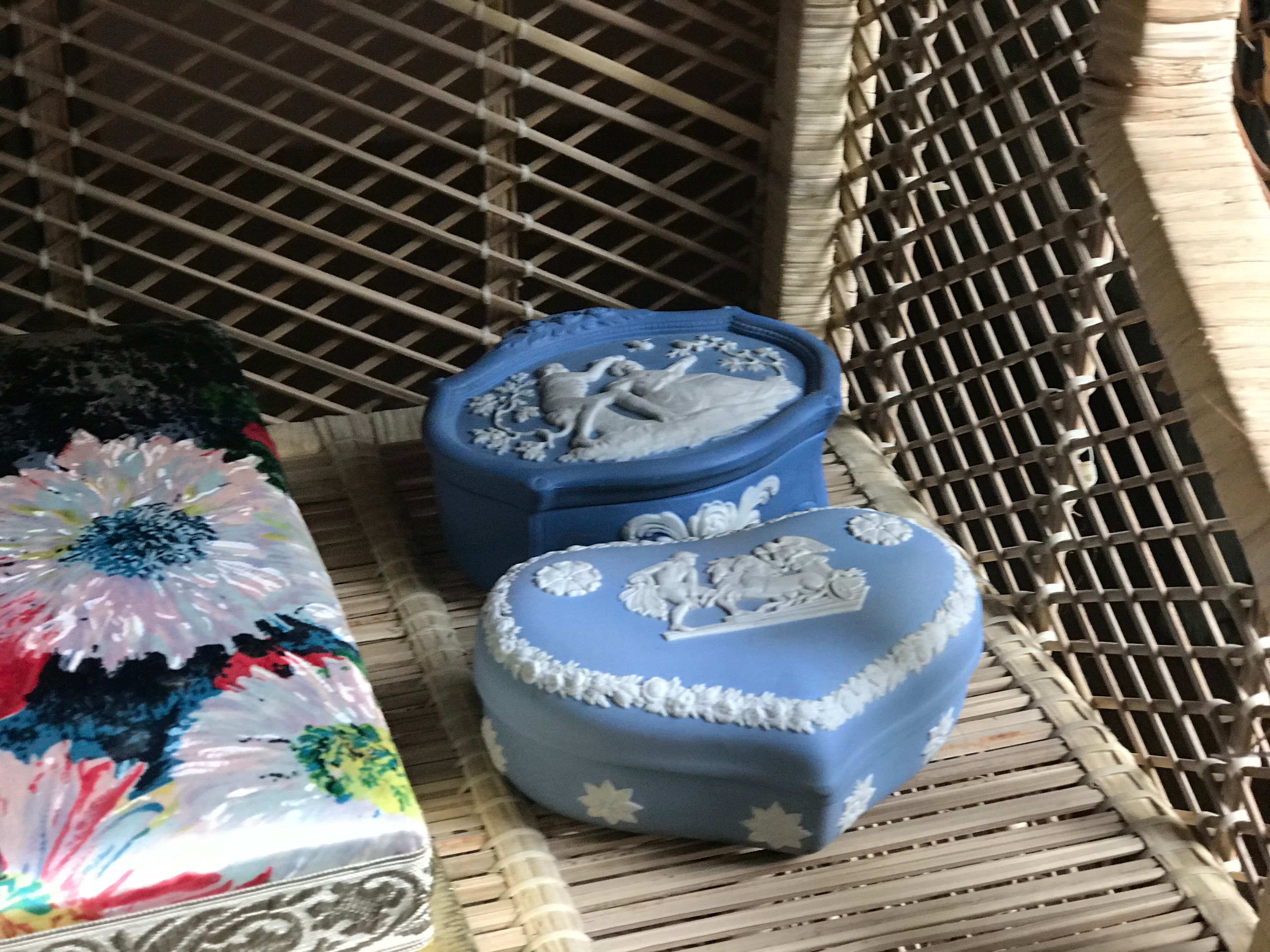 Vintage rattan cabinet