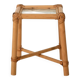Bamboo Plant Stand with Frosted Glass