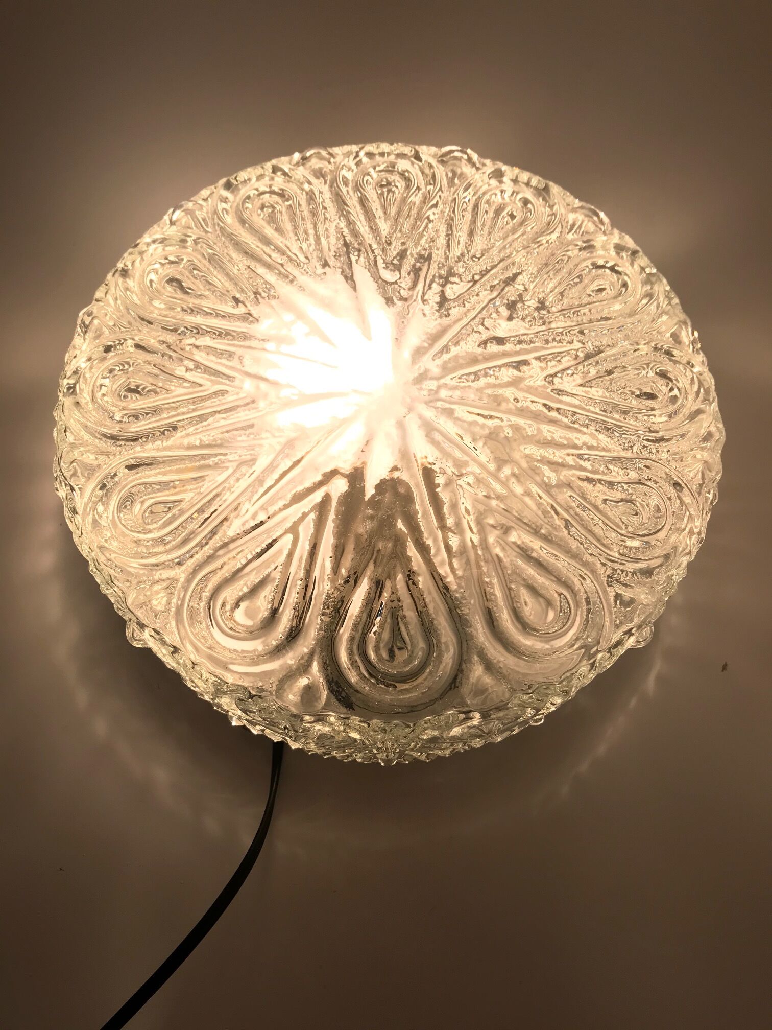 Chiselled glass ceiling