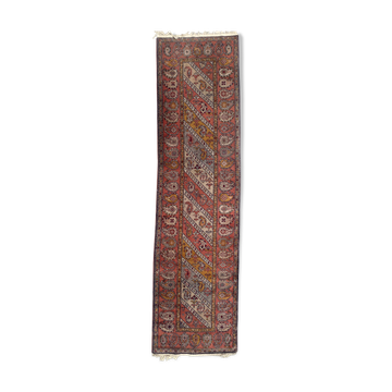 Tapis vintage sinkiang pour couloir fait main 90x358 cm