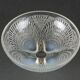 Lalique France opalescent scallop bowl numbered 3204