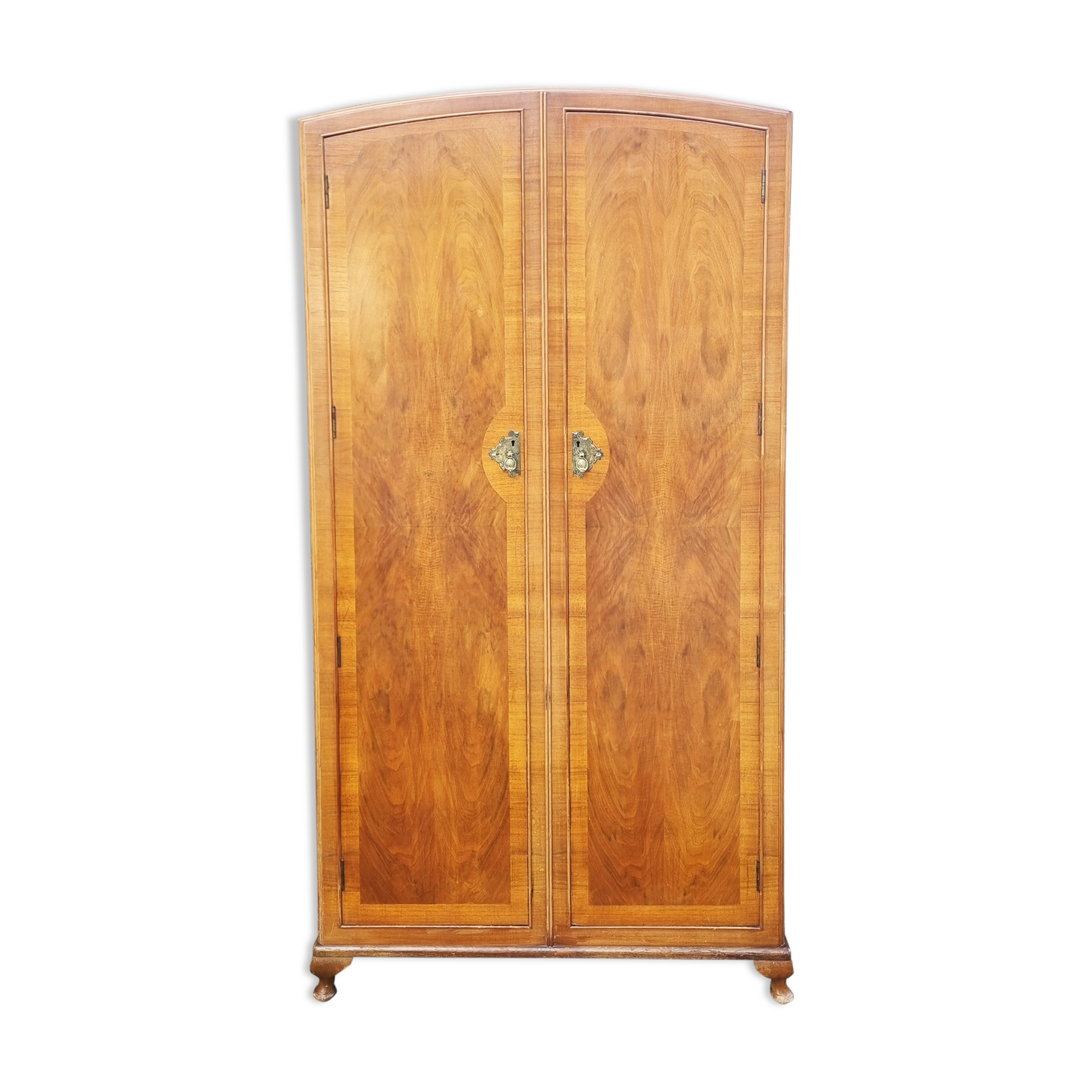 Armoire anglaise d'internat tallboy georgien art déco années 30