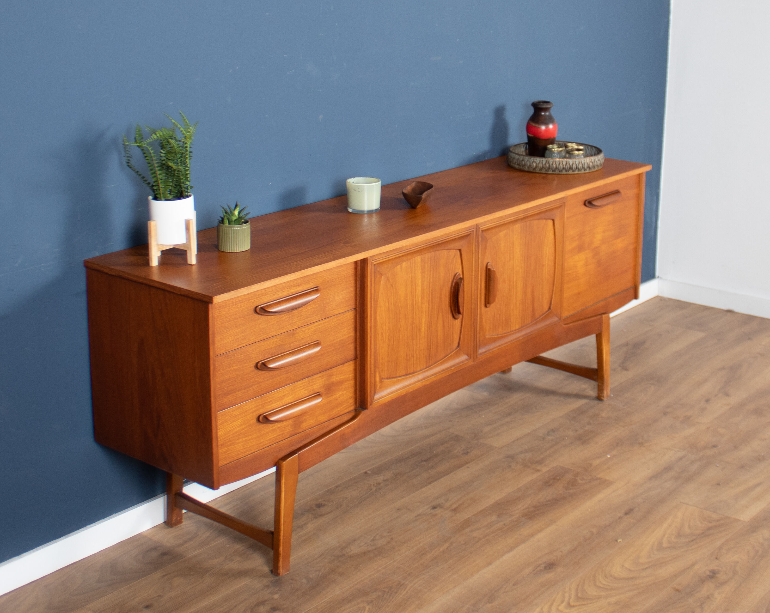 Retro teak 1960s stonehill mid century sideboard