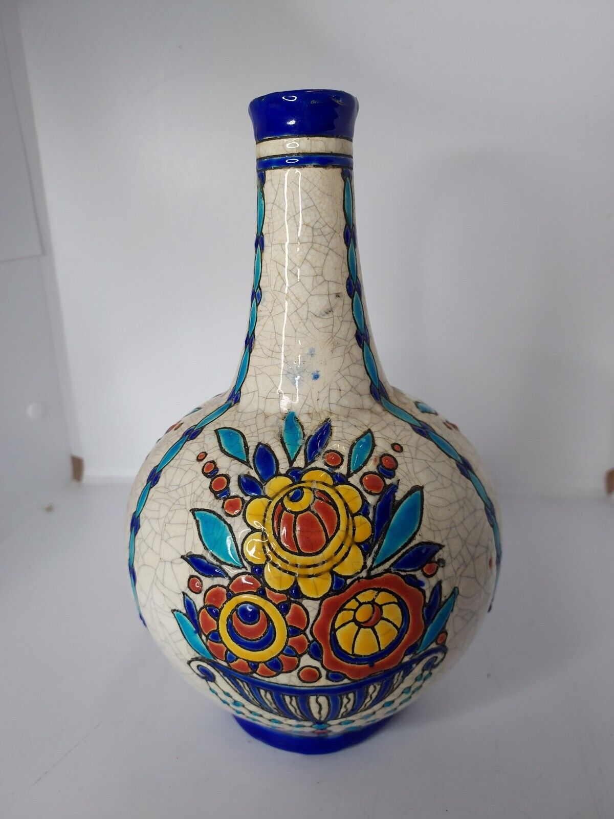 Art-Deco vase- BOCH freres- La Louvière