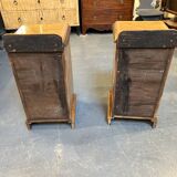 Paire de tables de chevet victoriennes en bois satiné