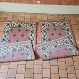 Pair of front of bed rugs 2 times 1m10 x 0m57