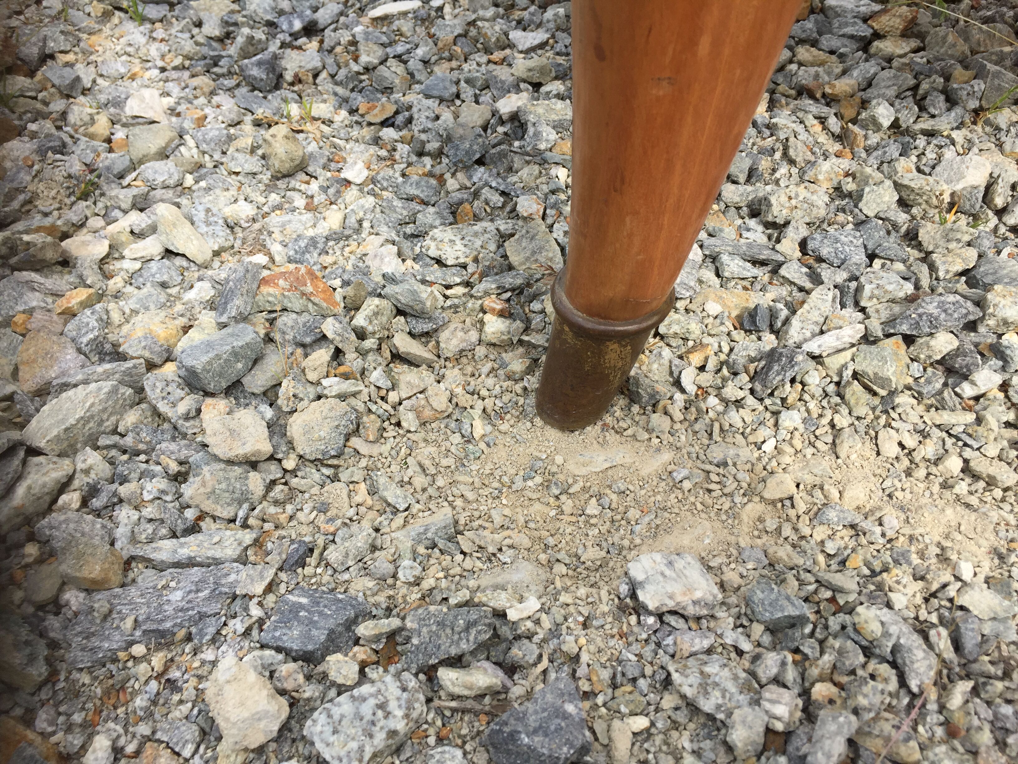 Vintage secretary desk, known as donkey's back, in cherry wood, Italian by Marelli & Fratelli.