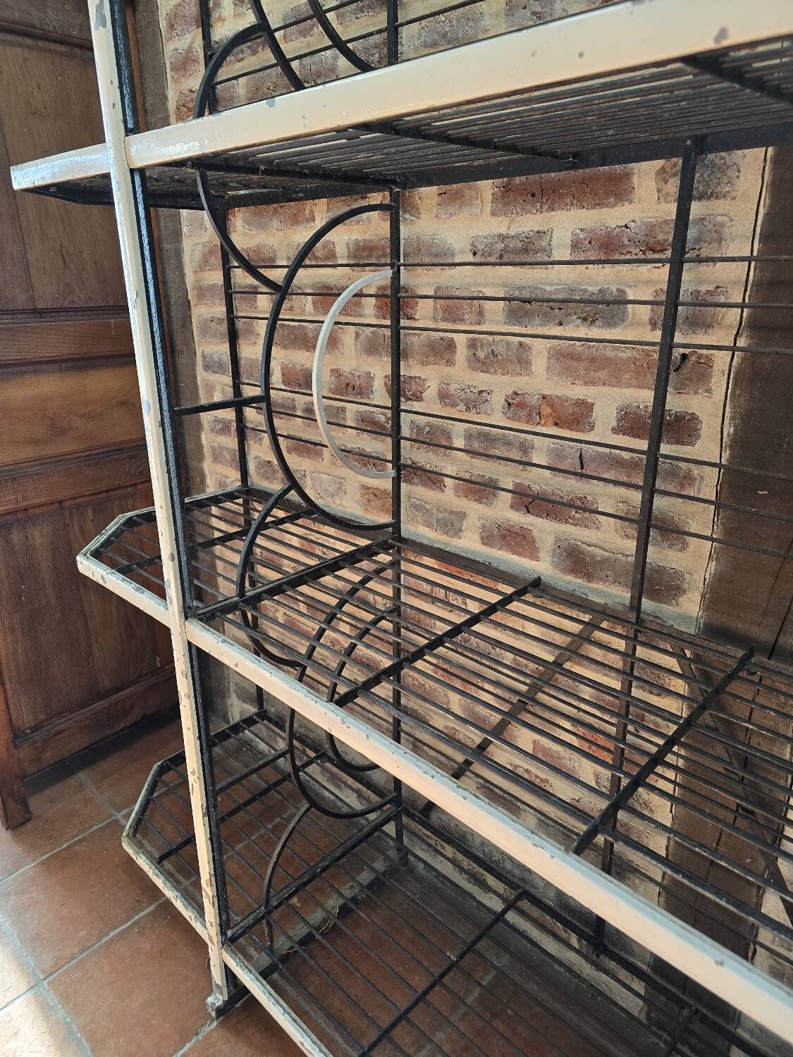 Art Deco Iron Bakery Shelf