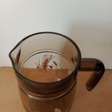 Vintage glass carafe pitcher
