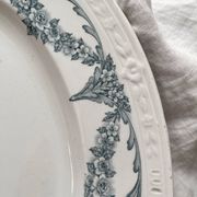 Iron earthenware dish “Louis XVI” U&C Sarreguemines