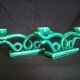 Pair of two-arm ceramic candle holders from Vallauris
