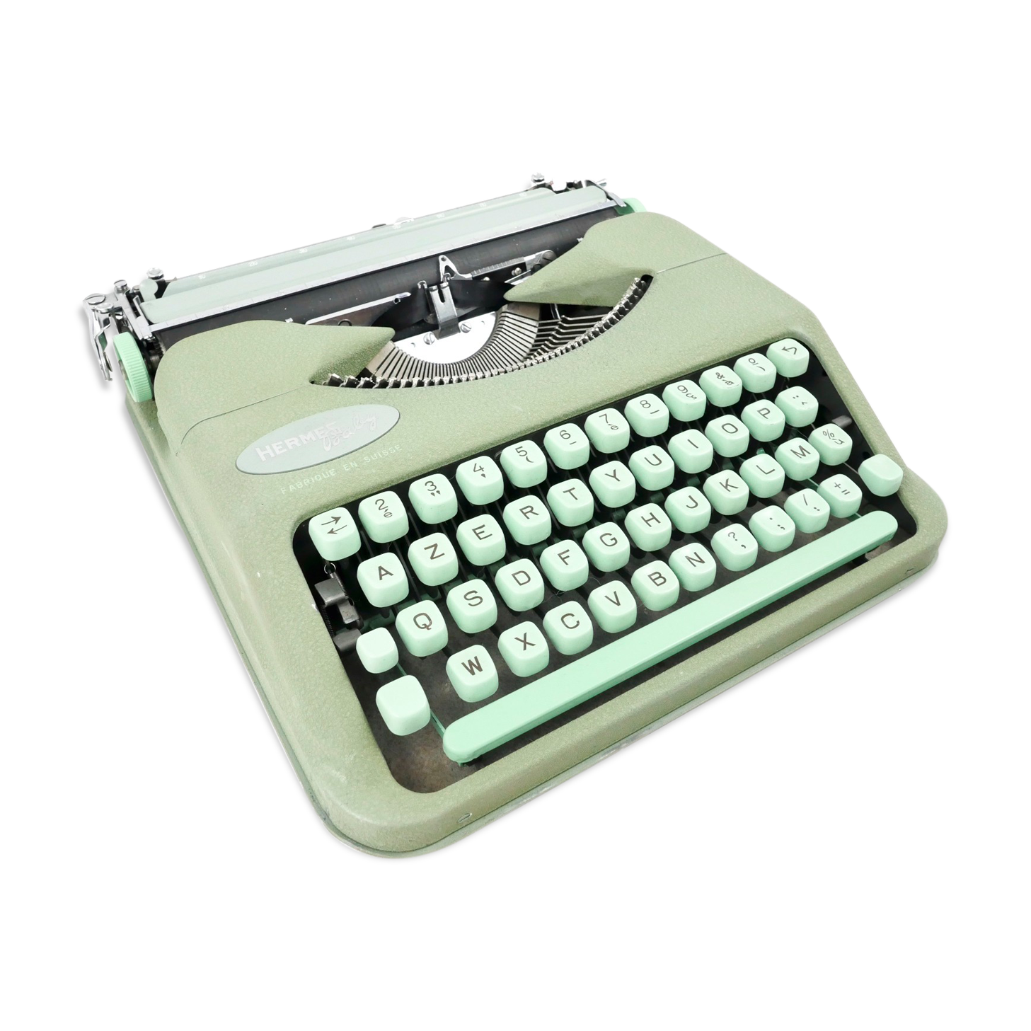 Hermes Baby green lime typemachine revised new ribbon