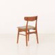 Danish mid-century teak side chair in attr. to Farstrup, Denmark, 1960s