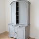 Antique storage furniture repainted grey