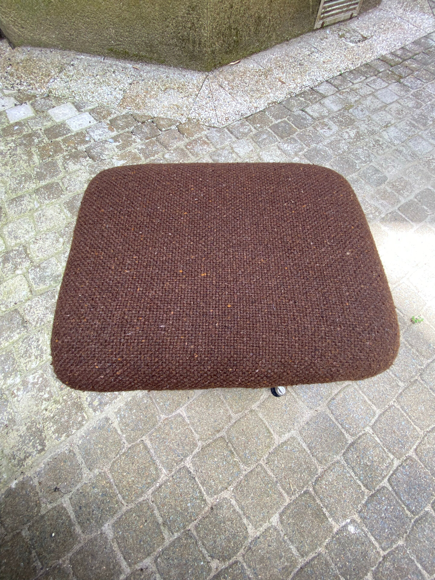 Fauteuil lounge et son ottoman de 1950