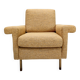 High-Quality Vintage Yellow Fabric Armchair, Italy