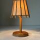 Vintage rattan lamp from the 60s