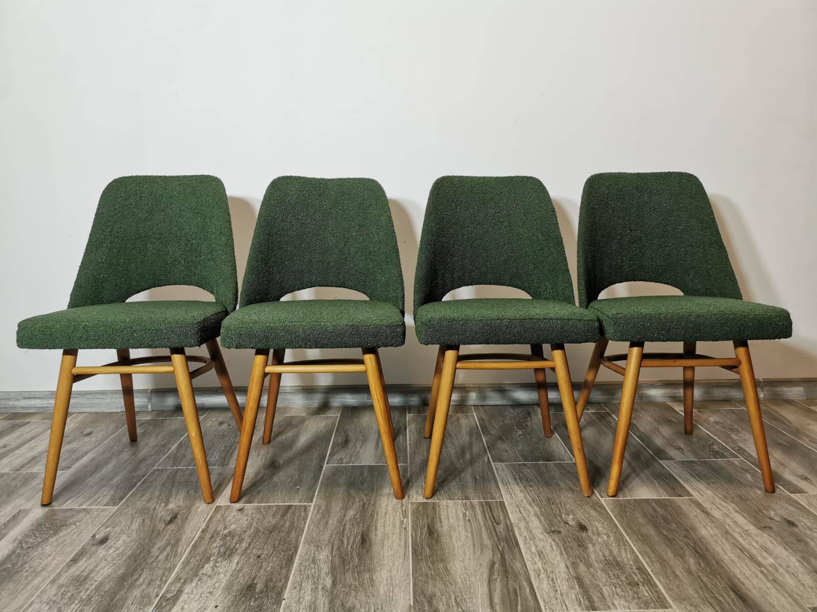 Dining Chairs by Radomir Hoffman for Ton, 1950s, Set of 4