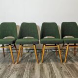 Dining Chairs by Radomir Hoffman for Ton, 1950s, Set of 4