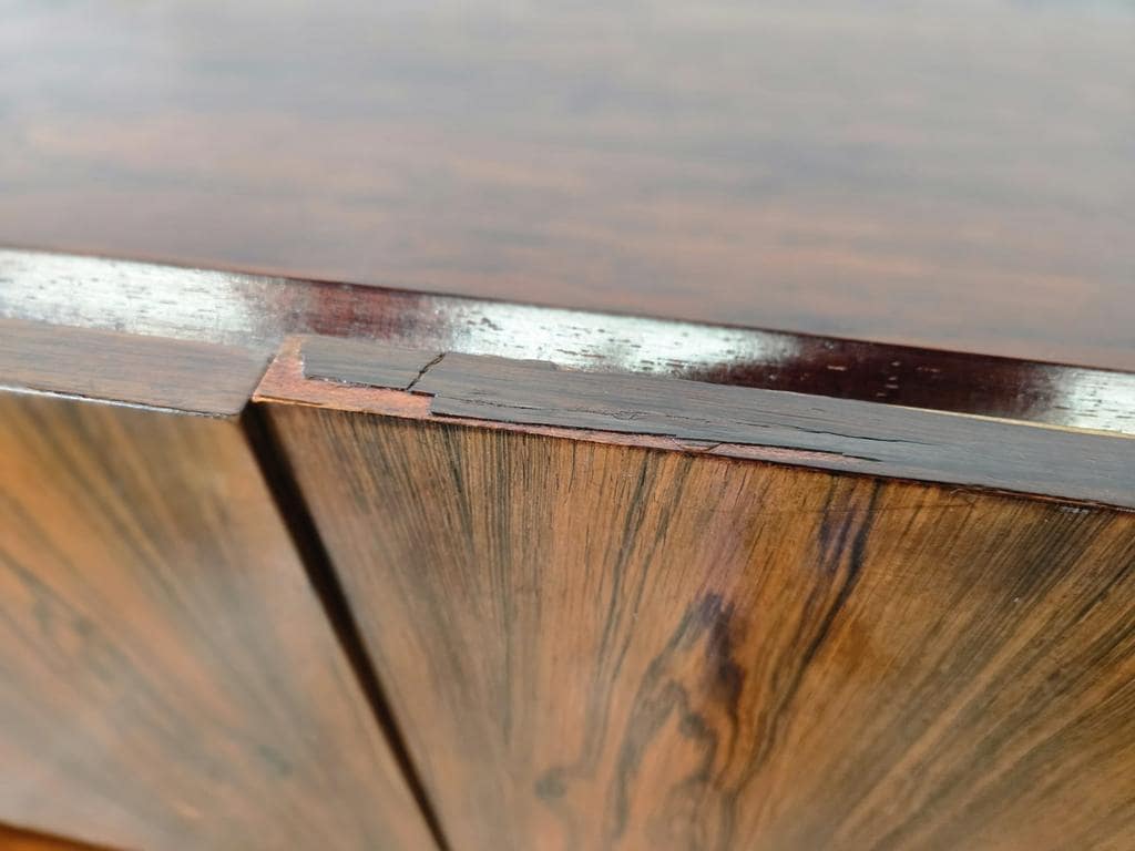 Vintage cabinet in rosewood / bar / wall unit