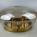 60s 70s Limburg Glashütte ceiling lamp glass space age design