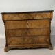 Commode XIXème en noyer poli