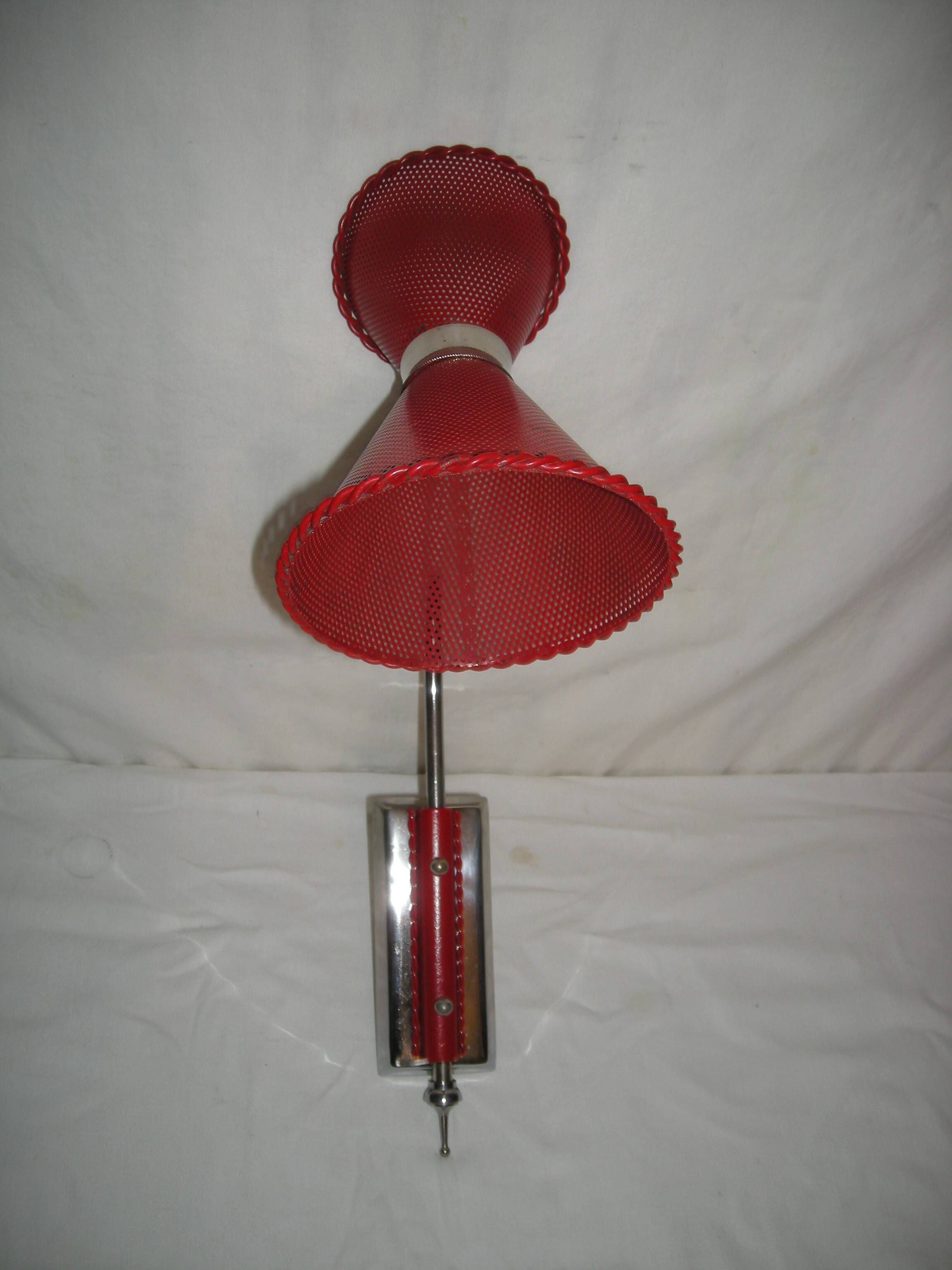 Diabolo wall light from the 50s