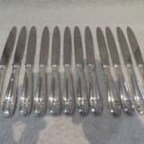 12 Dixi Grand Prix Monaco silver plated dessert knives 20.5cm