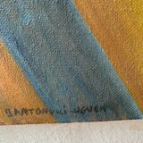 Large vintage painting