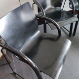 Thonet S320 black chairs