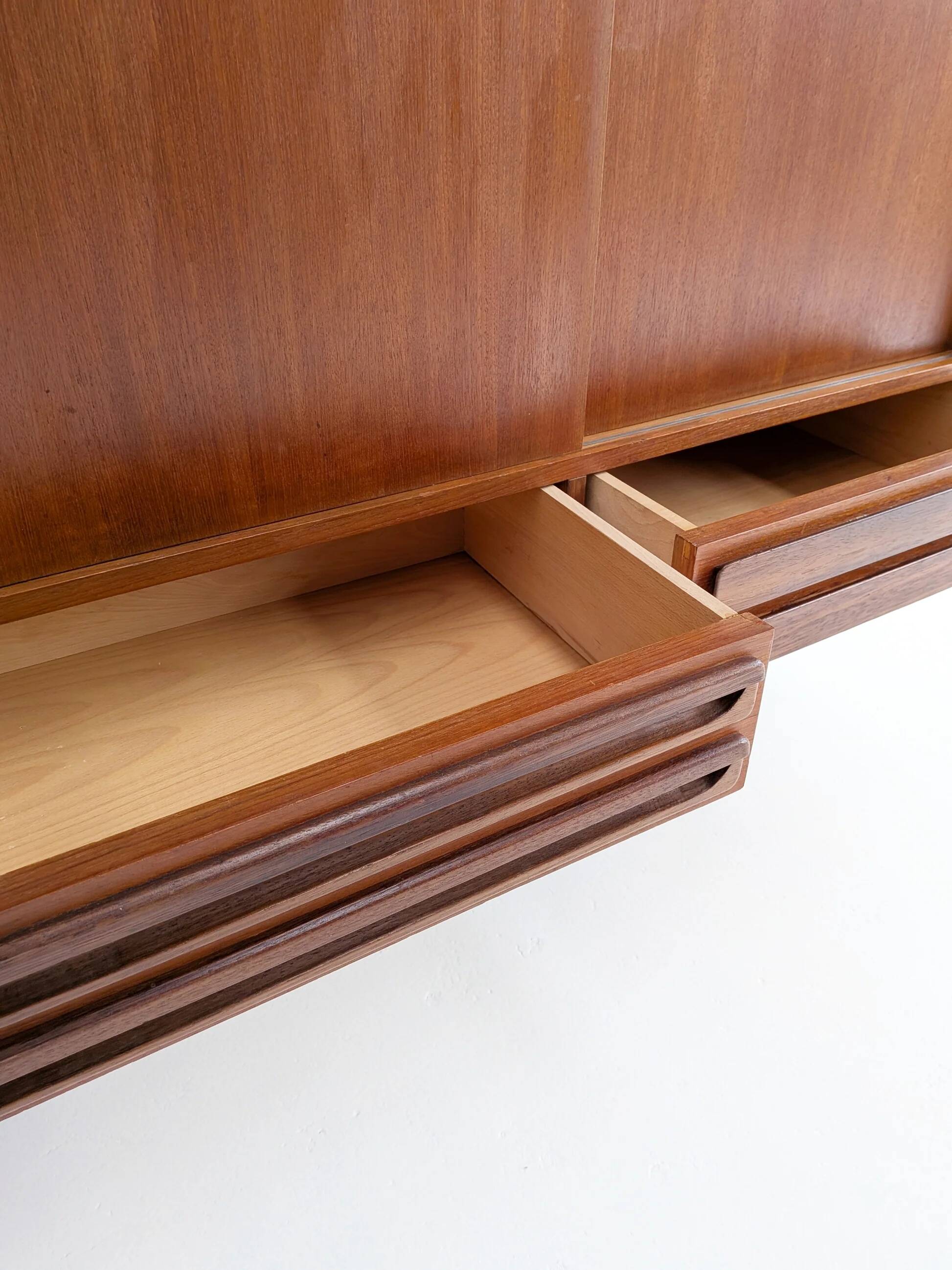 Danish midcentury modern teakwood highboard 1960s