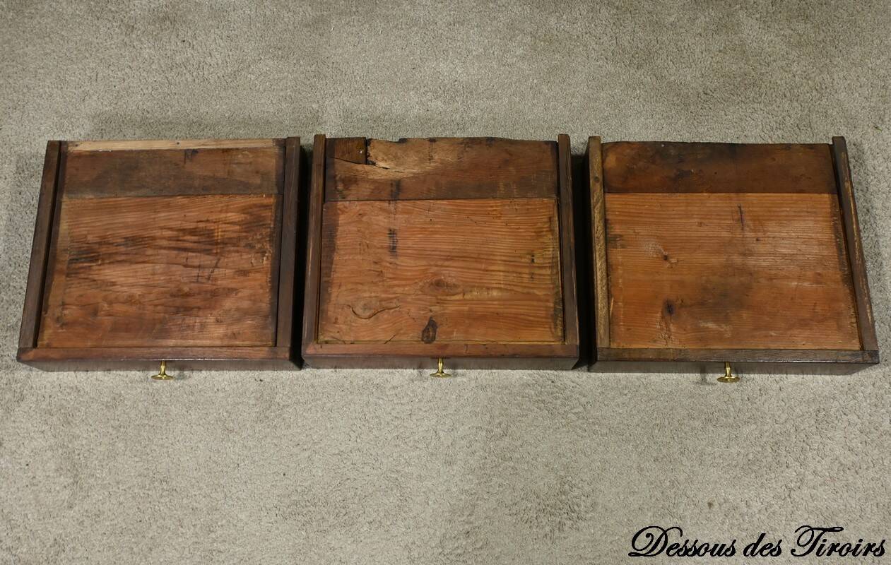 Mahogany chest of drawers, Louis XVI period – Late 18th century