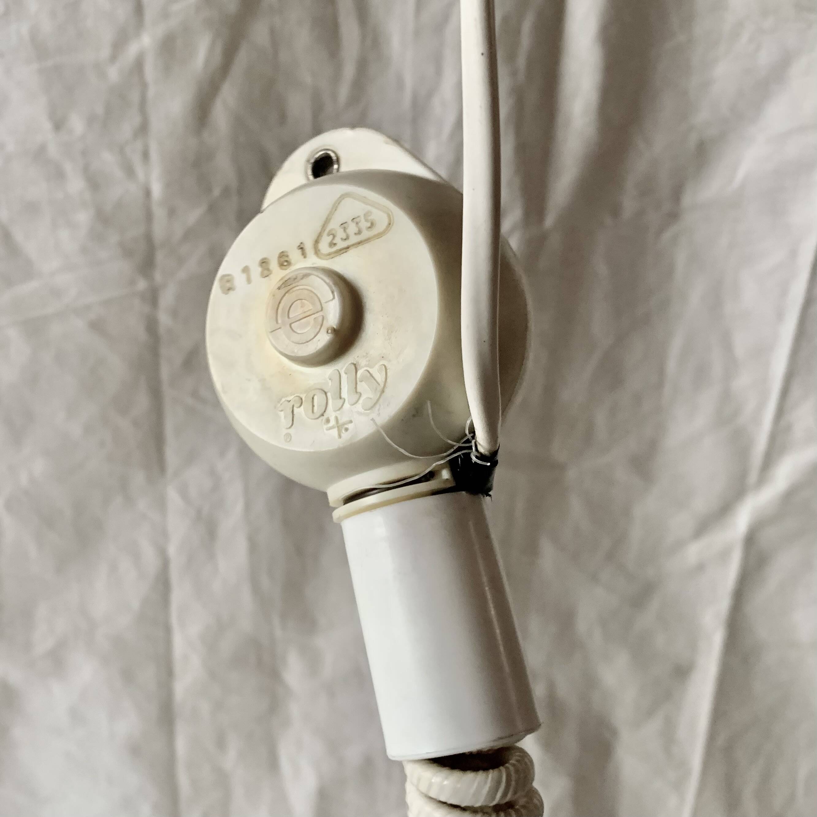 Vintage white ceramic up-and-down pendant light