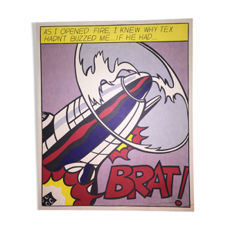 Roy Lichtenstein "as i opened fire"